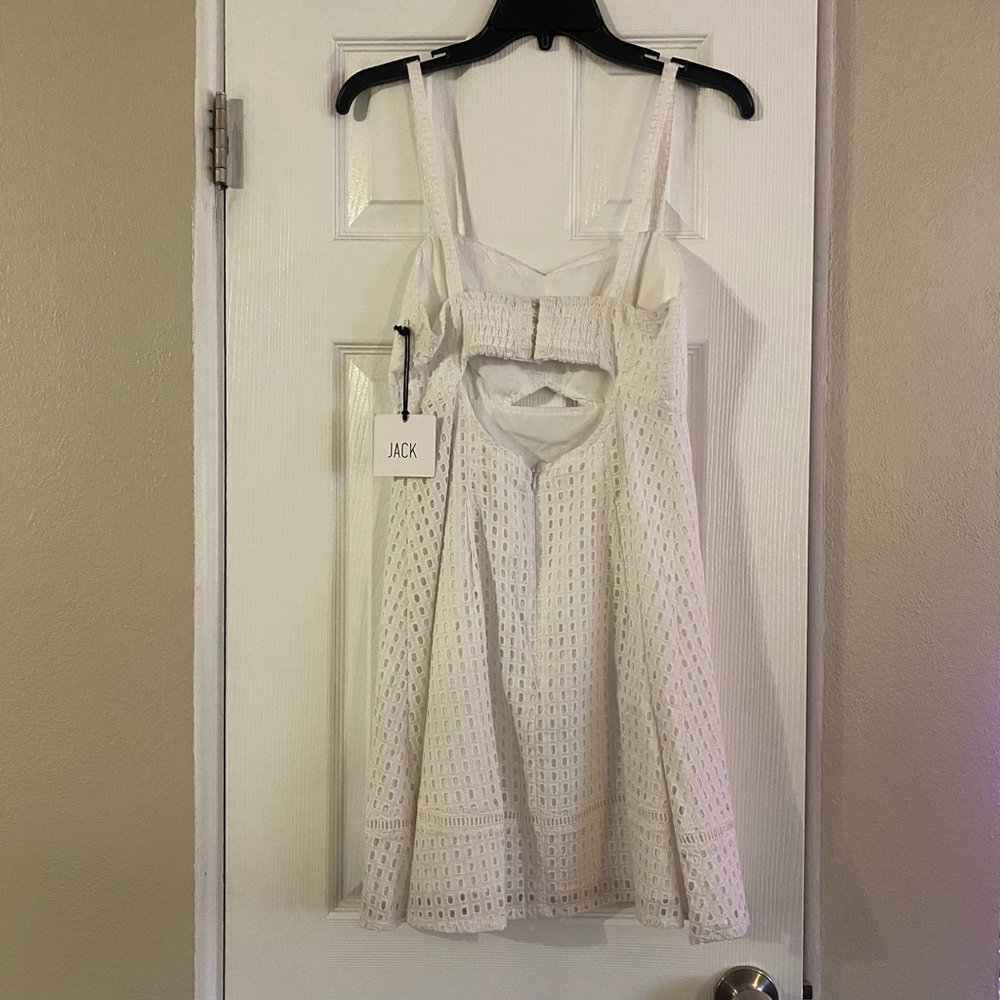 Jack by BB Dakota white eyelet dress - Picture 4 of 10